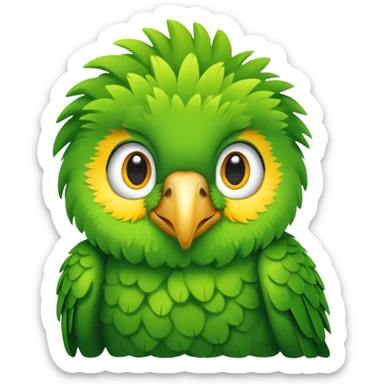 baby parrot sticker