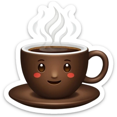 cup of coffee sticker