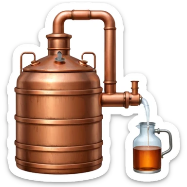 moonshine still sticker