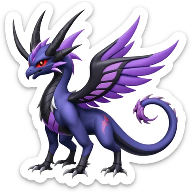 Yveltal-Nargacuga-Lunala-Vikavolt-fusion sticker