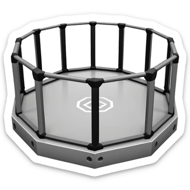 Mma octogone sticker