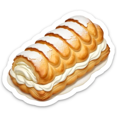 angel wing cream puff pastry  sticker