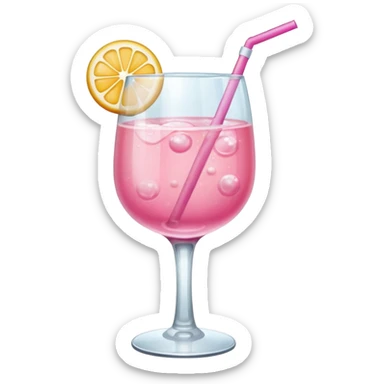 pink drinks sticker