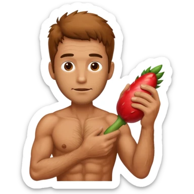 guy holding cock in hand sticker