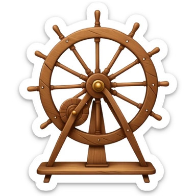 I want a traditional spinning wheel. sticker