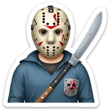 jason voorhees sticker
