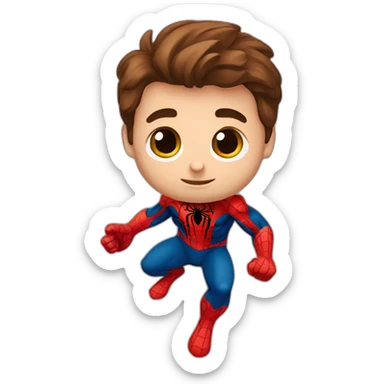 Half Spider-Man, Half-Peter Parker sticker