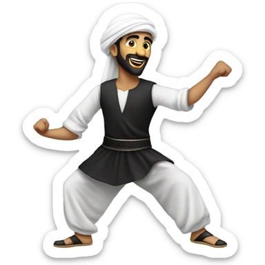 Arab-Dabke-Dancer sticker