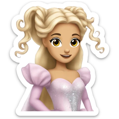 Ariana grande as glinda from wicked sticker