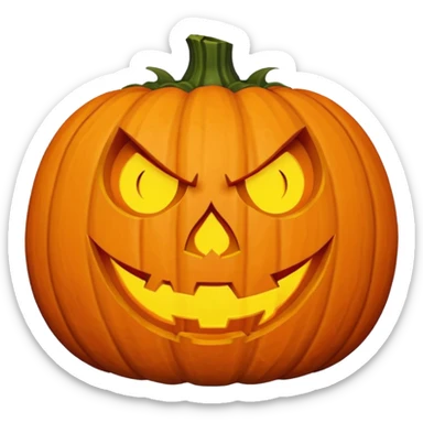 Halloween spooky sticker