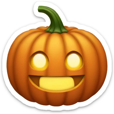 Pumpkin sticker