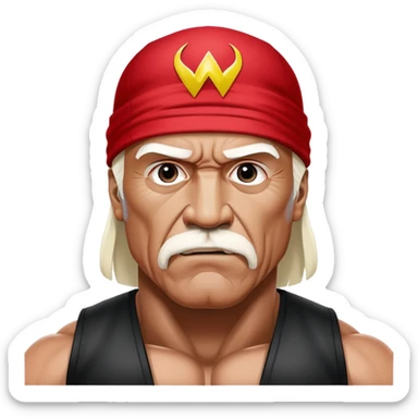 Hulk hogan nwo black white sticker
