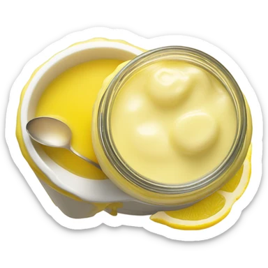 Lemon curd sticker