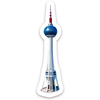 ​Cinematic Realistic N Seoul Tower, depicted in brilliant daylight as a slender, single-column tower rising from a modern cityscape, crowned by a sleek cylindrical observation deck offering panoramic views over Seoul, with crisp glass and steel surfaces reflecting clear blue skies and subtle architectural details that capture its futuristic elegance, sticker