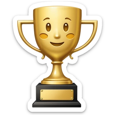 u took all the words off the bottom. y did u take Participation Trophy off the base sticker