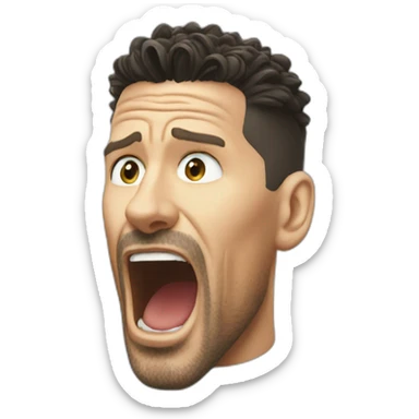 Simeone spitting sticker