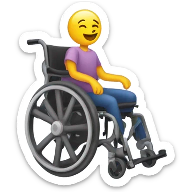Special needs emoji sticker