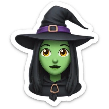 Witch sly sticker