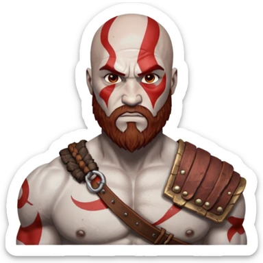 Kratos sticker