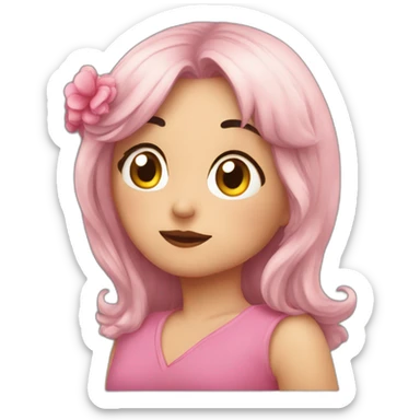 Úrsula Corberó kisses sticker