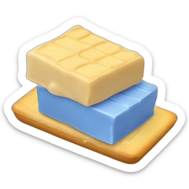 Tableta de turrón de Jijona con sello de calidad de la IGO Jijona sticker