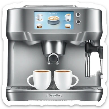 Breville espresso machine sticker