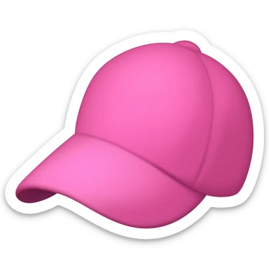 pink hat sticker