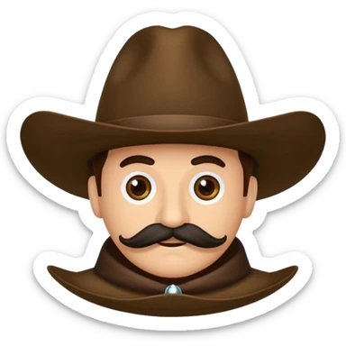 me puedes hacer un grano de café antropomorfo con bigote y sombrero 



 sticker