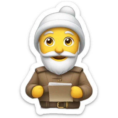 1st of december on the advent calandar. sticker