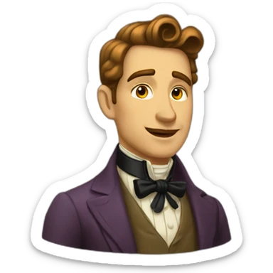 Belle-époque-guy sticker