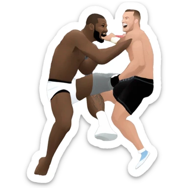 Randy orton dunking on Jon jones sticker
