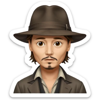 johnny depp sticker