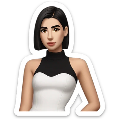 Dua lipa on argylle movie sticker