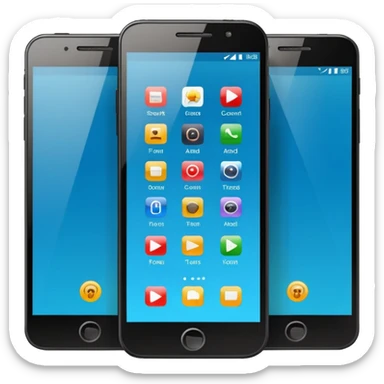 Android mobile for contact ads sticker