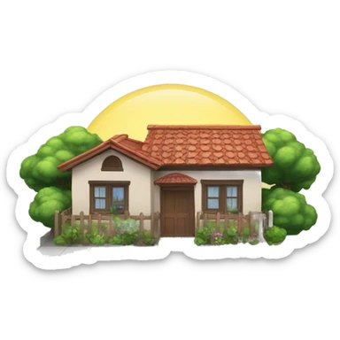 house and street Philippines sticker