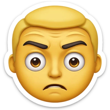 annoyed -  an emoji for the emoji keyboard  sticker