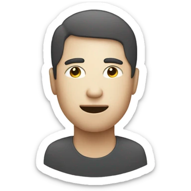 Generate a minimalist profile picture featuring a neutral, abstract emoji face with no distinct features.  The emoji face should be centered, with a simple circular or square outline but no eyes, mouth, or other facial details sticker