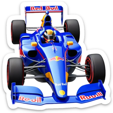 make an animated emote of a Red Bull Indy Car sticker