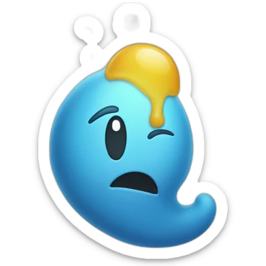blob emoji saluting sticker
