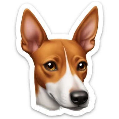 Basenji called Mars  sticker