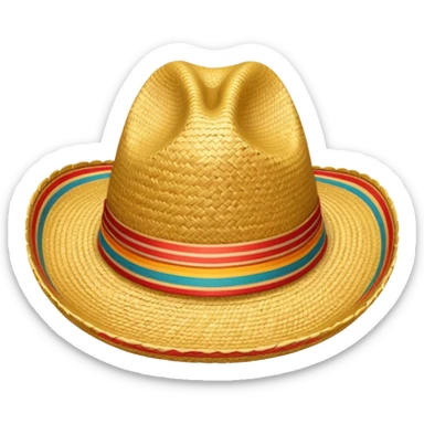 Sombrero vuelta sticker