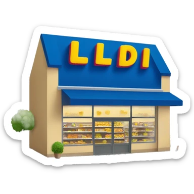 Shop called Lidl sticker
