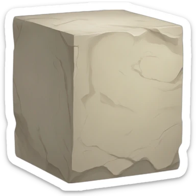 limestone block sticker