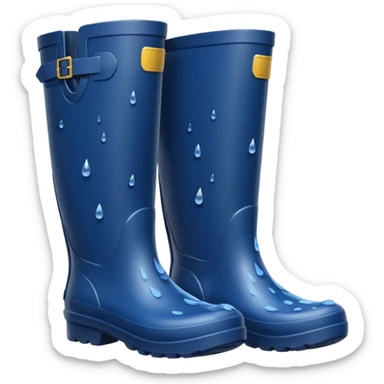Rainy boots sticker