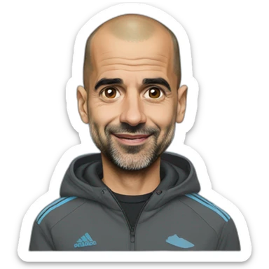 Pep guardiola sticker