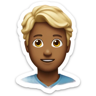 Bornas face on my heart sticker