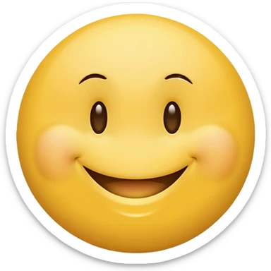 A smiley face between two legs looking forward sticker