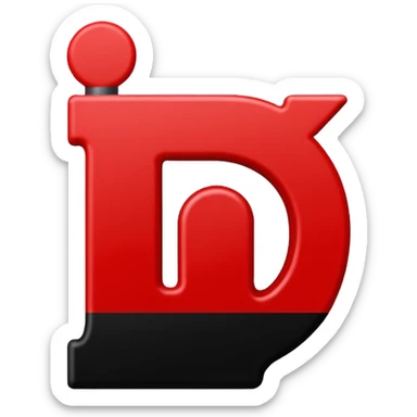 Je veux un emoji représentant une borne kilométrique avec un haut rouge arrondis et un bas blanc en forme de pavé droit. Sur la partie blanche il y a écrit en noir " N7 " sticker