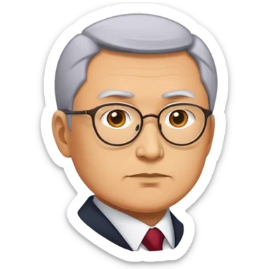 photorealistic tokaev president kazakhstan sticker