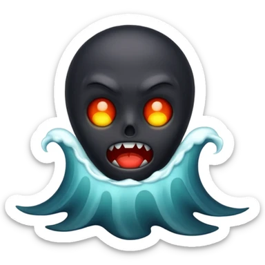 Terror - extreme fear, more intense than regular fear sticker